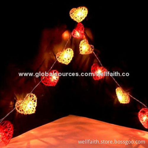 Patio Decorated LED String of Light with Shape Decoration, 0.6W Rated Power